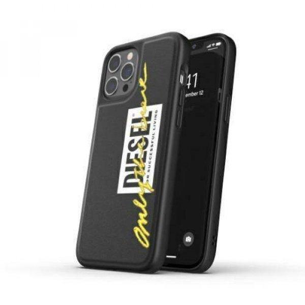 Diesel Moulded Case hímzett iPhone 12/12 Pro fekete/lime 42507 tok