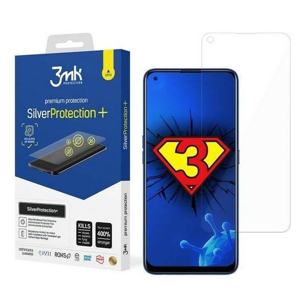 3MK Silver Protect+ Realme 7 nedves felvitelű antimikrobiális képernyővédő
fólia