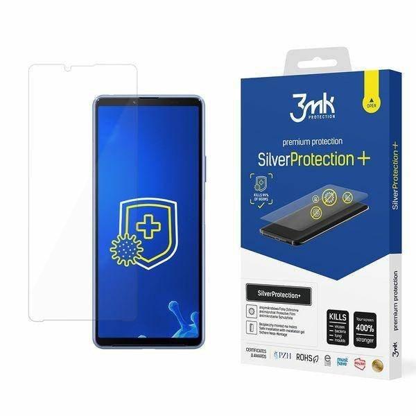 3MK Silver Protect+ Sony Xperia 10 III 5G nedves felvitelű antimikrobiális
képernyővédő fólia
