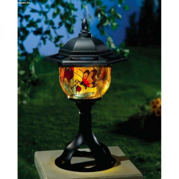 Asztali Tiffany Napelemes kerti lámpa