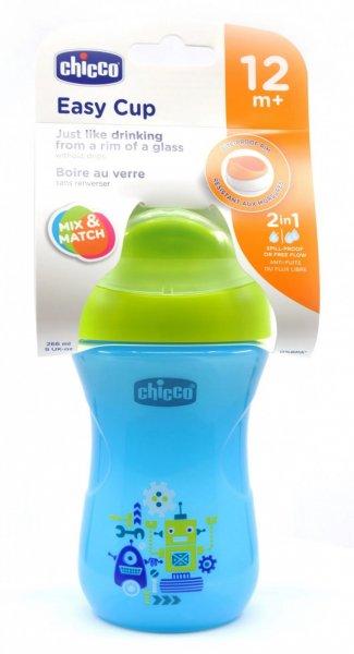 Chicco Easy Cup itatópohár 2in1 szeleppel 12m+ 266ml - robot