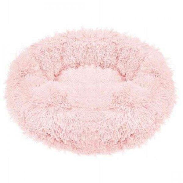 Springos kutya / macska fekhely, puha ágy, 80 cm, rózsaszín