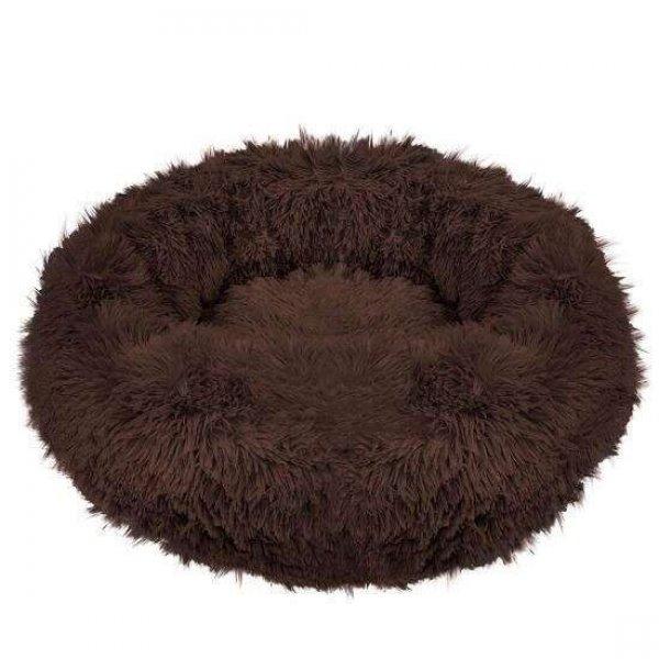 Springos Puha ágy, kutyának/macskának, barna, 50 cm