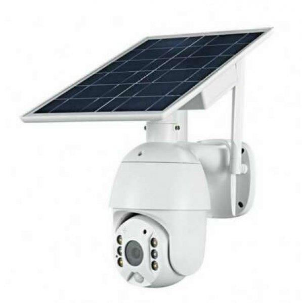 Napelemes intelligens WiFi biztonsági kamera mozgásérzékelővel infravörös
éjszakai látással - MS-918