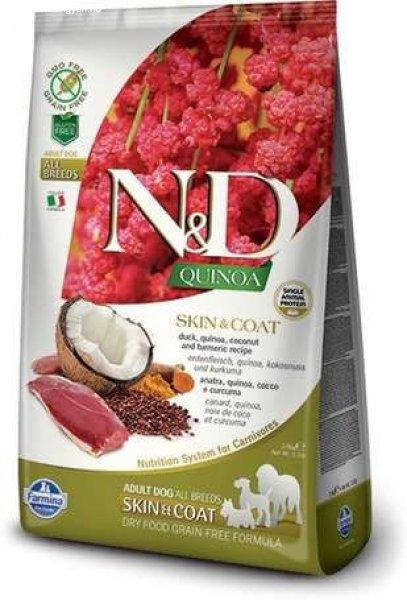 N&D Dog Grain Free Quinoa Skin & Coat Duck – Bőr- és szőrproblémákra - (2
x 7 kg) 14 kg