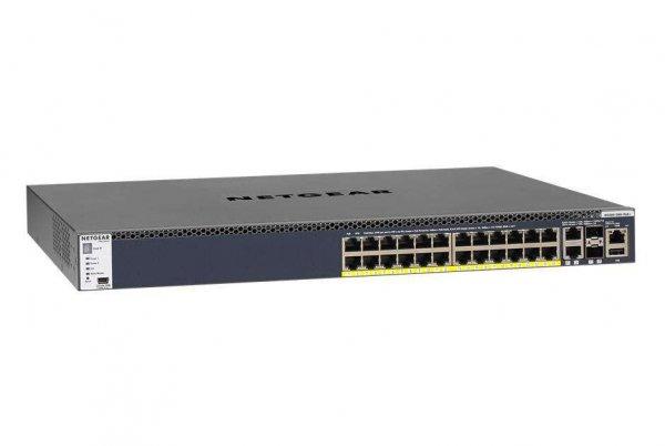 NETGEAR M4300-28G-PoE+ Vezérelt L2/L3/L4 10G Ethernet (100/1000/10000)
Ethernet-áramellátás (PoE) támogatása 1U Fekete
