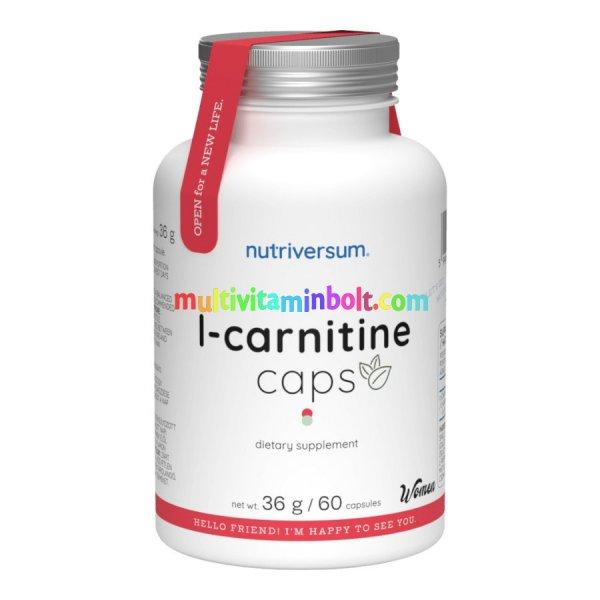 L-Carnitine Caps - 60 kapszula - Nutriversum