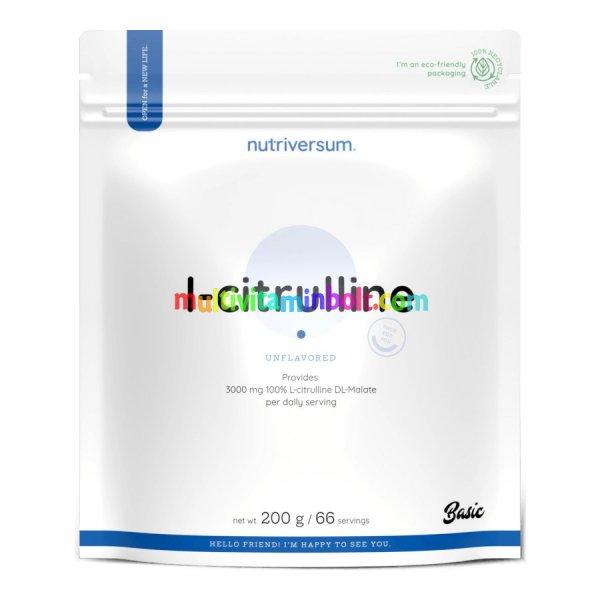 L-Citrulline - 200 g - Nutriversum