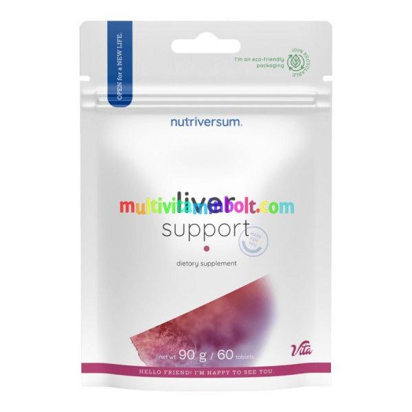 Liver Support - 60 tabletta - Nutriversum