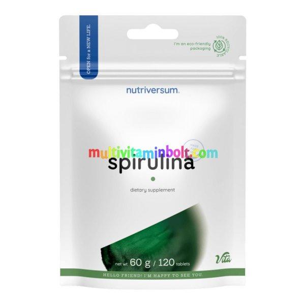 Spirulina - 120 tabletta - Nutriversum