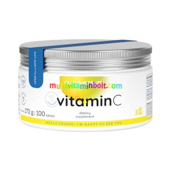 Vitamin C - 100 tabletta - Nutriversum