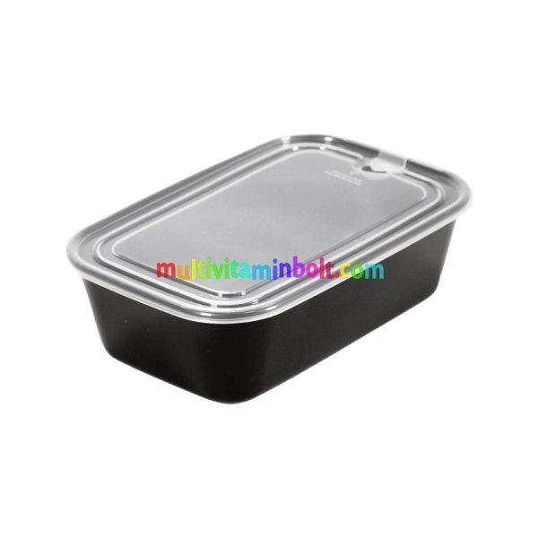 Fekete ételhordó doboz - GymBeam