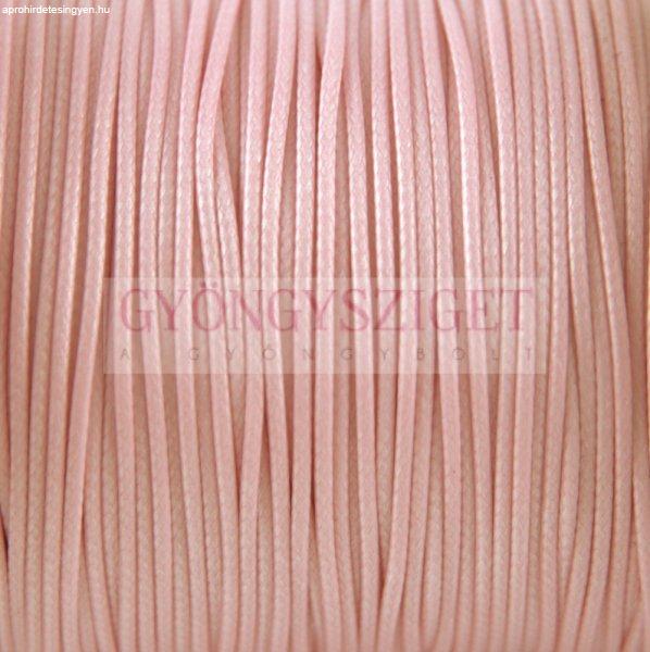 Viaszolt textilszál - Light Pink - 1mm