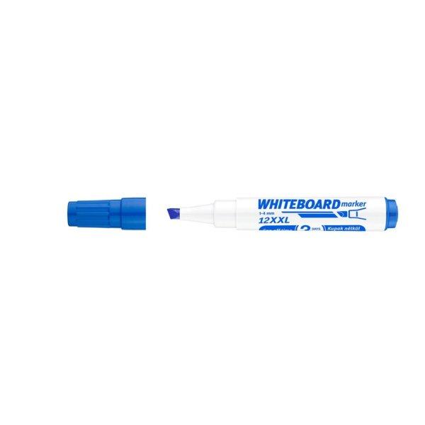 Táblamarker 1-4mm, vágott hegyű, Ico 12XXL Whiteboard, kék