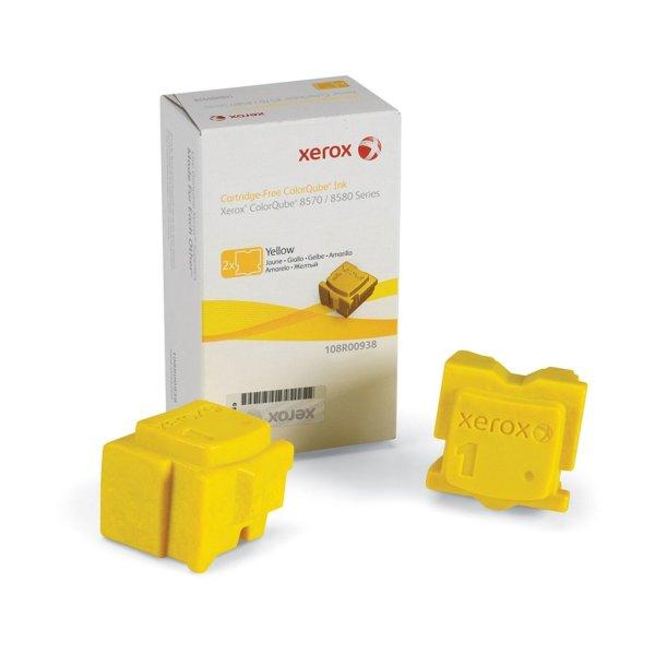 Xerox 8570 ink stick yellow ORIGINAL 2 db (108R00938)