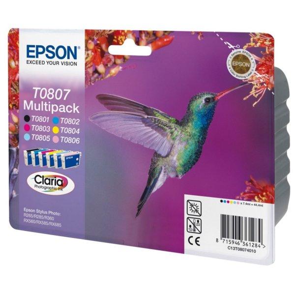 Epson T0807 tintapatron multipack ORIGINAL