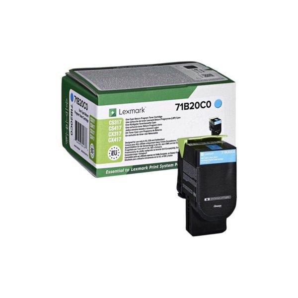 Lexmark CS317/CS417 toner cyan ORIGINAL 2,3K