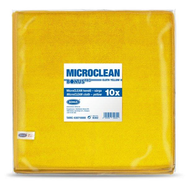 Microszálas kendő MicroClean BonusPro sárga_B302