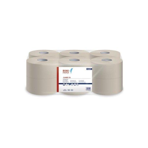 Toalettpapír 1 rétegű közületi átmérő 19 cm natúr 12 tekercs/karton 19
Jumbo Lucart_812213