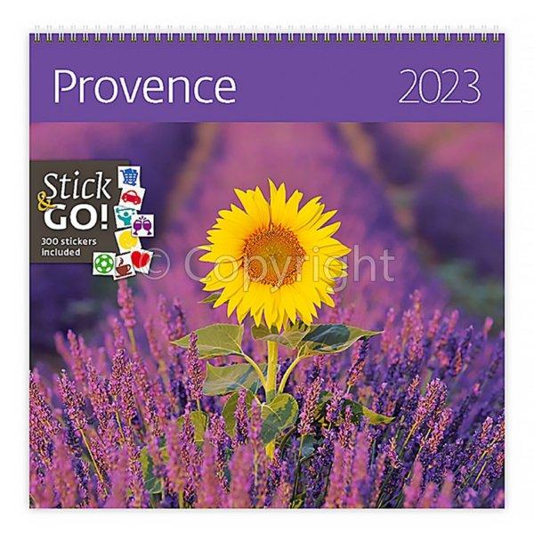 Falinaptár képes 300 × 600 mm Provence LP Dayliner 2023.