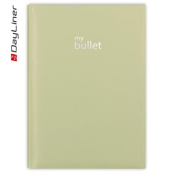 Notesz MyPastel A5 fehér lapokkal bullet világos zöld Dayliner