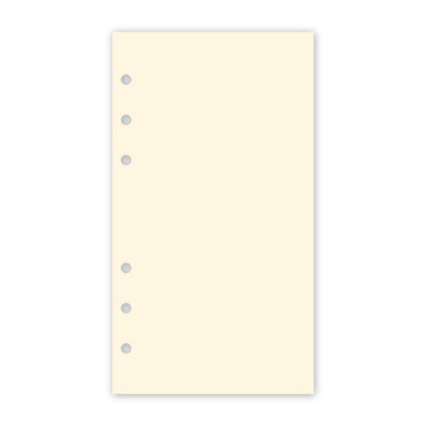 Gyűrűs kalendárium utántöltő csomag  2/510 sárga papíros üres jegyzet M
mérethez Realsystem