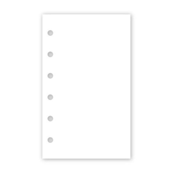 Gyűrűs kalendárium utántöltő csomag  3/410 fehér papíros üres jegyzet S
mérethez Realsystem