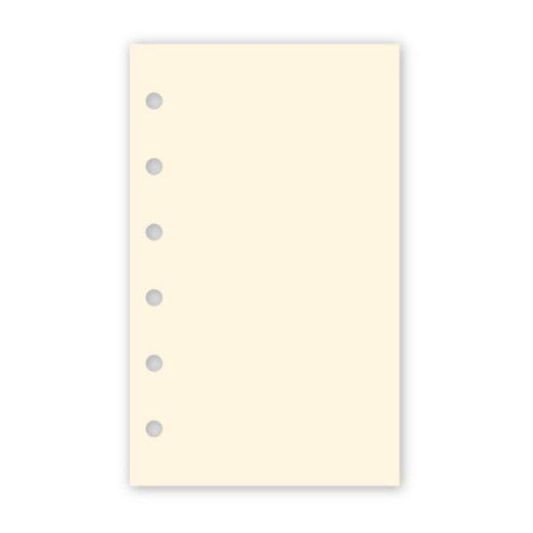 Gyűrűs kalendárium utántöltő csomag  3/510 sárga papíros üres jegyzet S
mérethez Realsystem