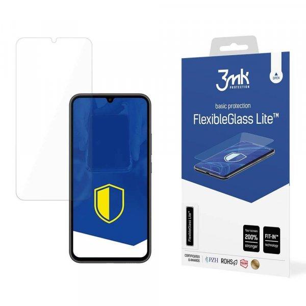 Edzett üveg Samsung Galaxy A34 5G hibrid flexi 6H Series 3mk FlexibleGlass Lite