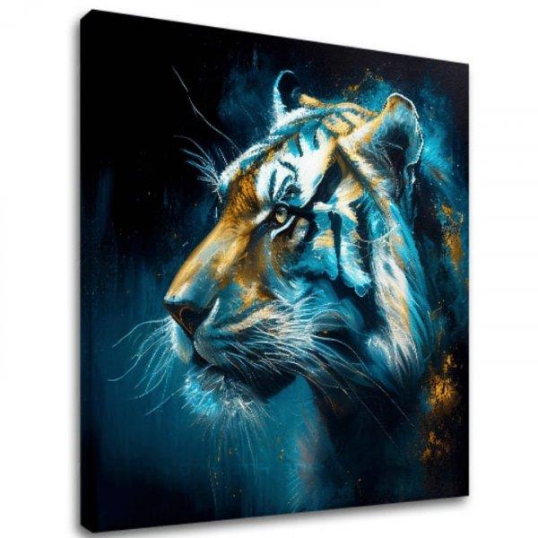 Dekoratív festmény vászonra - PREMIUM ART - Tiger's Mighty Spirit