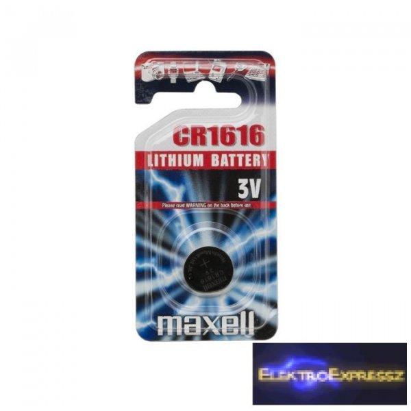 MAXELL Gombelem CR 1616 Li • 3 V