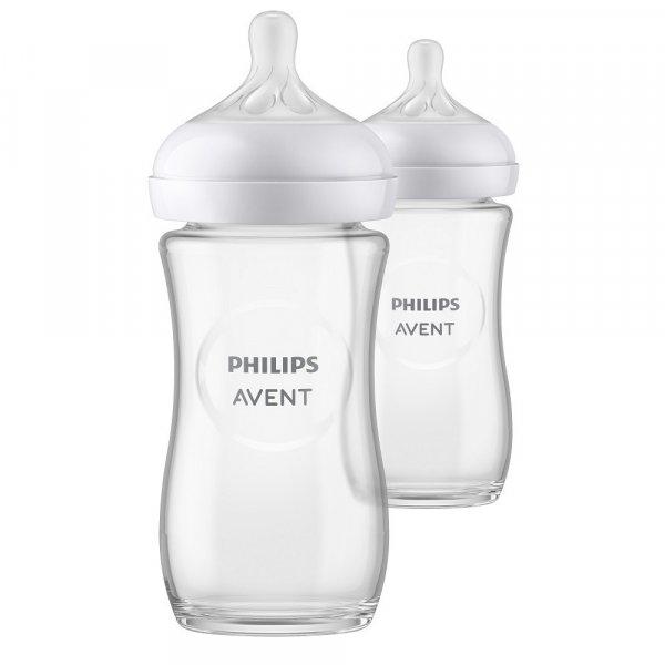 Philips AVENT cumisüveg Natural Response üveg 240ml 2db-os