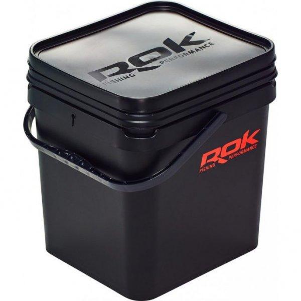 Rok Fishing Performance - Black Square Bucket 17 literes vödör + Basin
tároló + tető szett (030481)