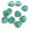 Prselt rzsaszirom gyngy - Rose Petal - Turquoise Green Lu