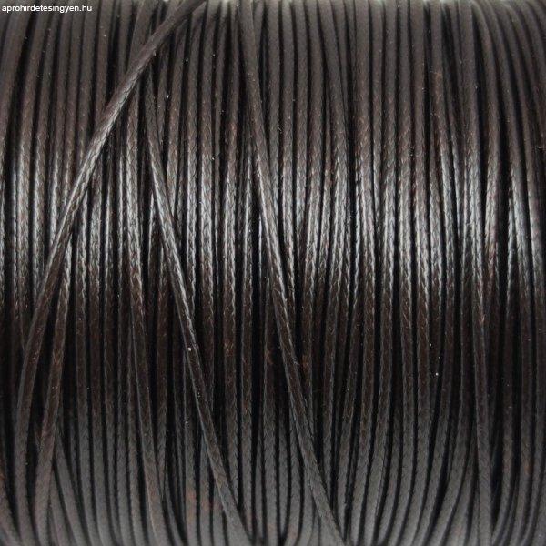 Viaszolt textilszál - Chocolate - 1mm