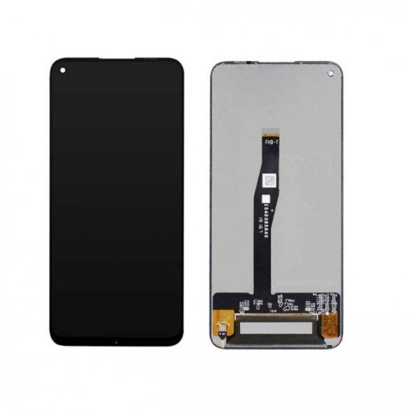 Huawei Nova 5T / Honor 20 fekete LCD kijelző érintővel