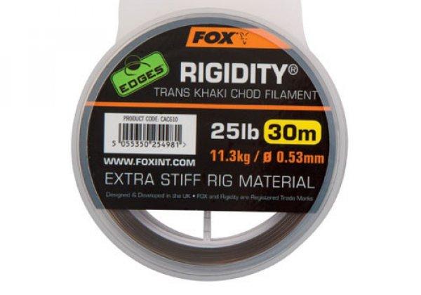 Fox Edges™ Rigidity® - Trans Khaki 30lb 0.57mm (CAC611) merev előkezsinór