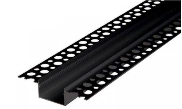 MasterLED Gipszkartonba süllyeszthető aluprofil 20 mm széles  2 méteres
szál fekete