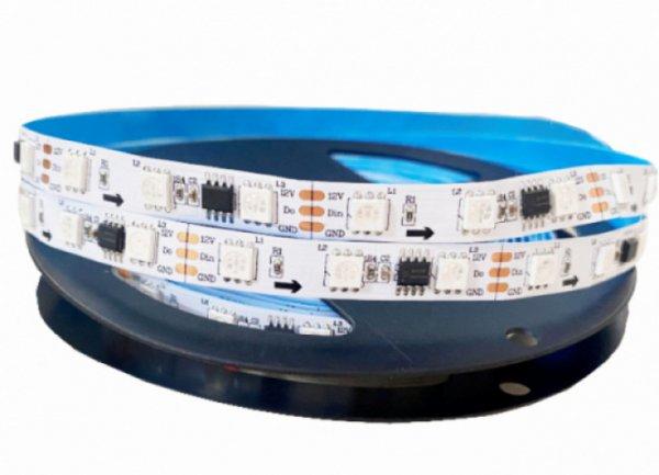 Perfectled Prémium 60 LED/méteres 12 V-os digitális beltéri RGB 5050 LED
szalag