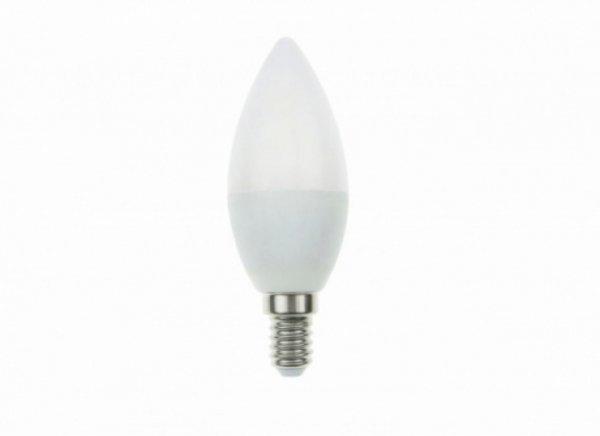 EcoLight E14-es foglalatú 10 W-os LED-es izzó meleg fehér gyertya