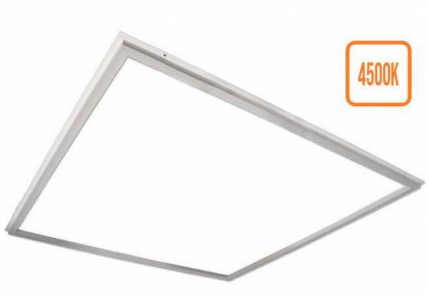 MasterLED Lumio 591 x 591 mm méretű négyzet alakú natúrfehér LEDpanel