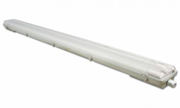 Perfectled Prémium 120 cm-es armatúra 2x18 W-os víztiszta fedéllel LED
fénycsövekkel
