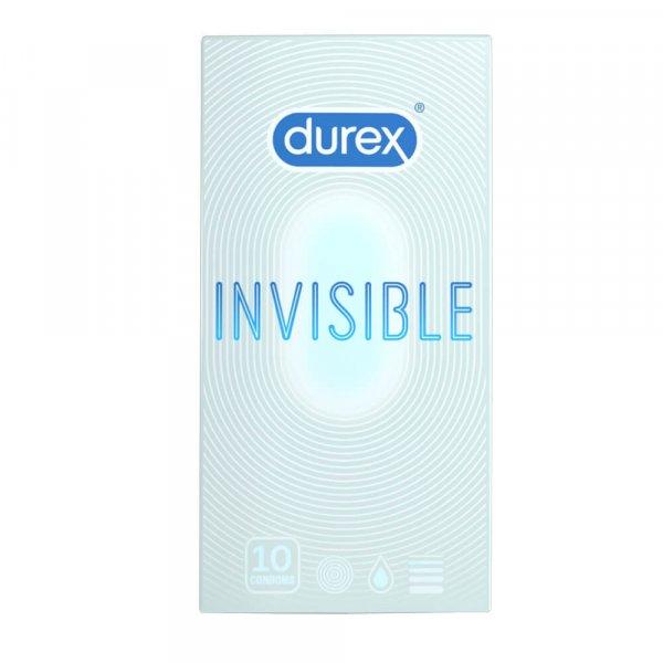 Durex Invisible Extra Sensitive - vékony, extra szenzitív óvszer (10db) -