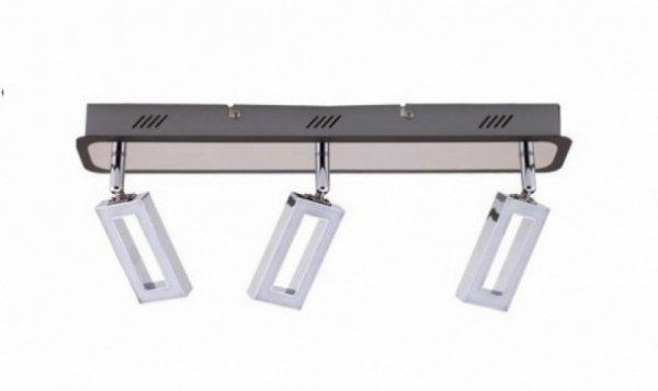 Strühm Kent Led 3-as króm/wenge mennyezeti lámpa