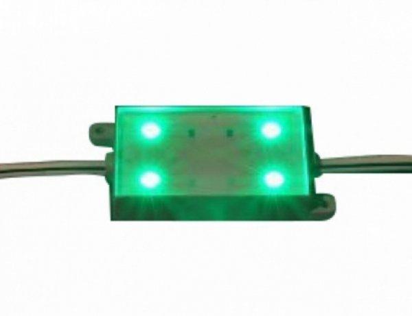 Perfectled Prémium 4 LED/db 12 V-os vízálló zöld LED modul