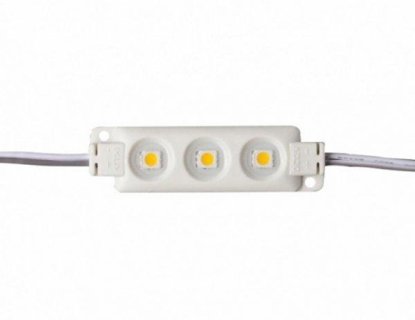 Perfectled Prémium 3 LED/db 12 V-os vízálló meleg fehér LED modul