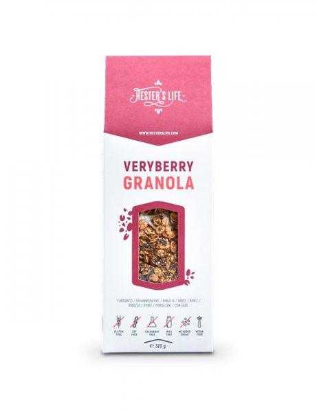 Hesters life veryberry granola ribizlis granola 320 g