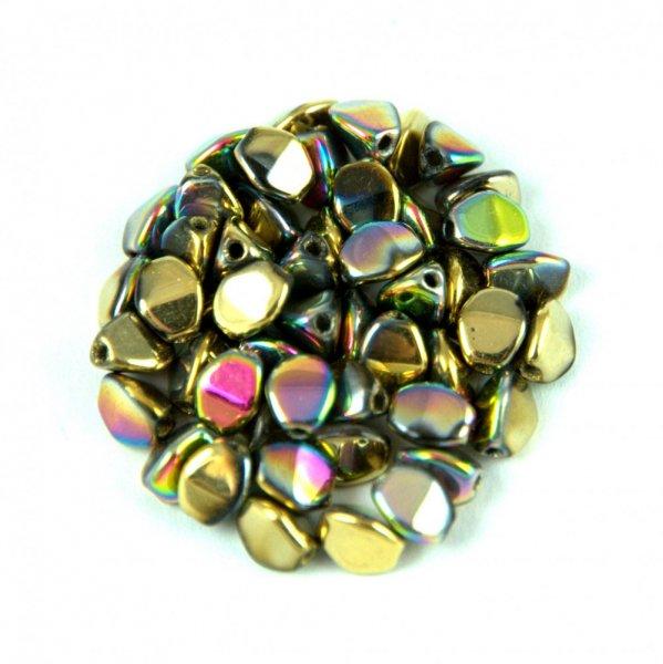 Cseh préselt Pinch gyöngy - Crystal California Blooming Meadow - 5x3mm