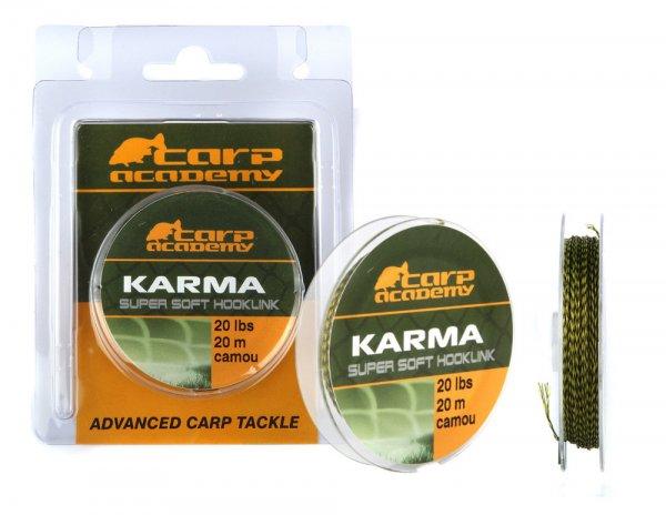 Carp Academy Karma Hooklink 20m 20lb 9kg camo (3311-020)