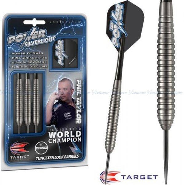 TARGET steel POWER SILVERLIGHT Phil Taylor darts szett - 24 g